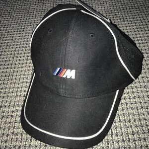 BMW Lifestyle Motorsports Logo Adjustable Hat Black